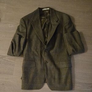 Ralph Lauren Men's Brown Plaid Blazer